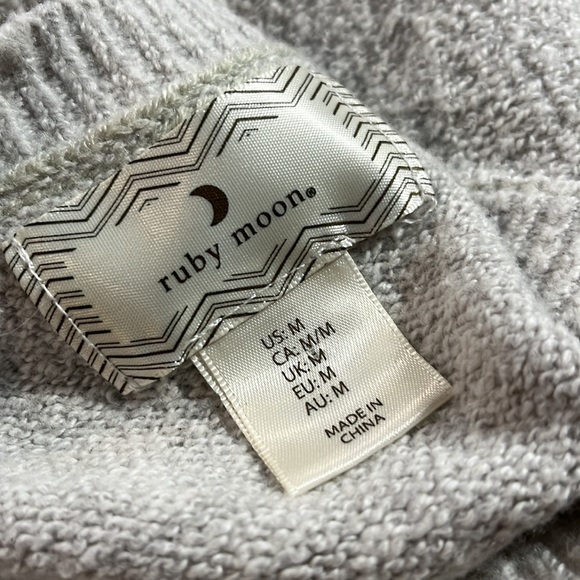 ANTHROPOLOGIE Ruby Moon Cropped Crewneck Sweater - Picture 4 of 4